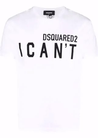 Dsquared2 футболка I can't с логотипом