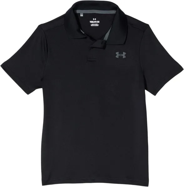 Performance Polo (для больших детей) Under Armour, цвет Black/Pitch Gray