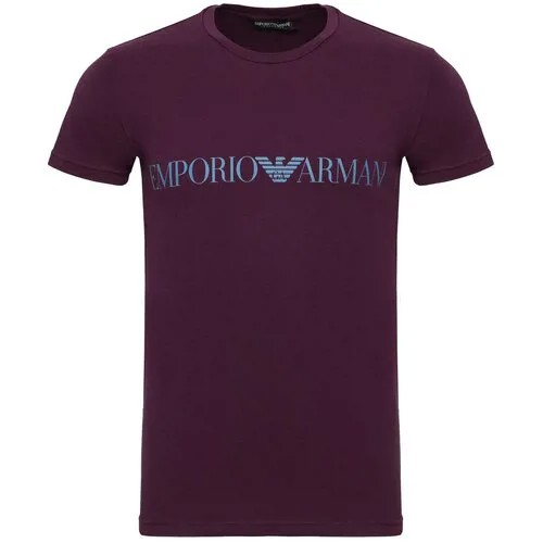 Футболка EMPORIO ARMANI, размер L, бордовый