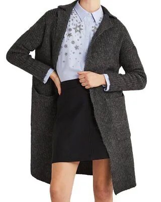 Женское пальто Boden Fluffy Ribbed из шерсти и мохера