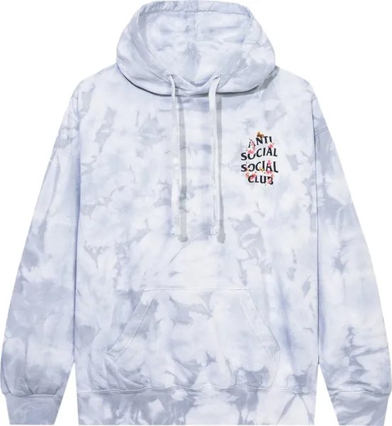 Худи Anti Social Social Club Kkoch Never Dies Tie Dye Hoodie 'Grey', серый