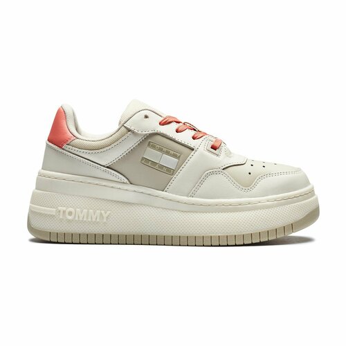 Кеды Tommy Jeans TJW RETRO BAS, размер T38, бежевый