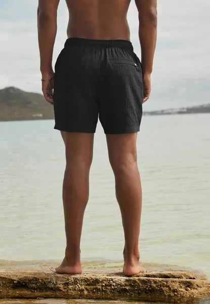 Плавки Seersucker Regular Fit Next, черные