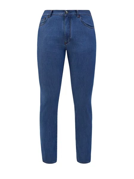 Джинсы Slim Fit из тонкого эластичного денима с вышивкой