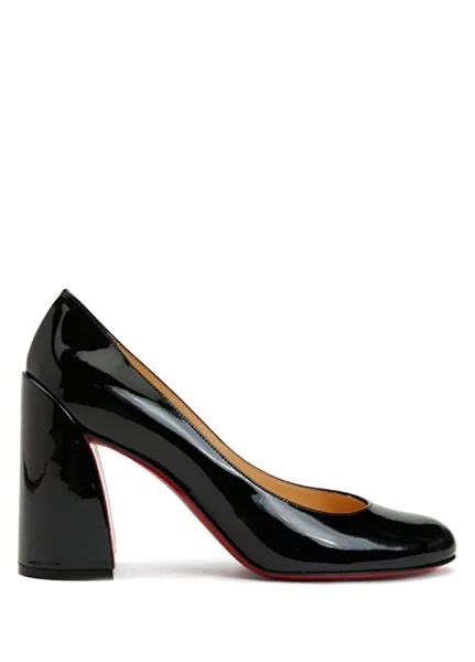 Кожаные туфли на высоком каблуке Miss Sab Christian Louboutin, черный