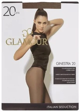 Колготки Glamour Ginestra 20 den, размер 2-S, cappuccino (коричневый)