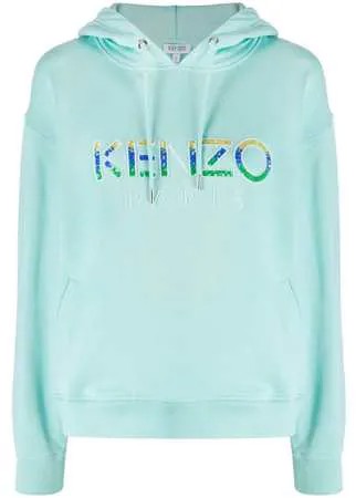 Kenzo худи с логотипом из бисера