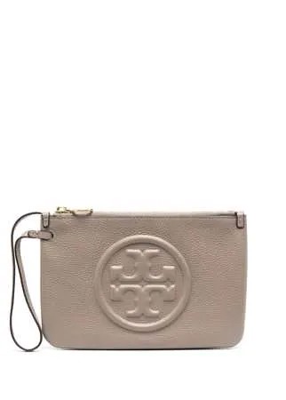 Tory Burch клатч с тисненым логотипом