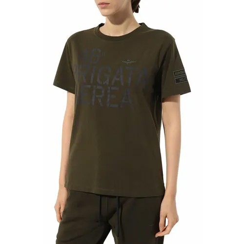 Футболка Aeronautica Militare, размер XS, зеленый