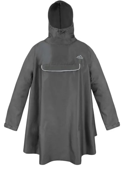 Парка WASSERDICHTER REGENPONCHO MIT ÄRMELN UND KAPUZE, REFLEKTIERENDE REGEN normani Outdoor Sports, антрацит