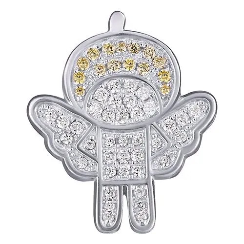 Брошь ELEMENT47, серебро, 925 проба