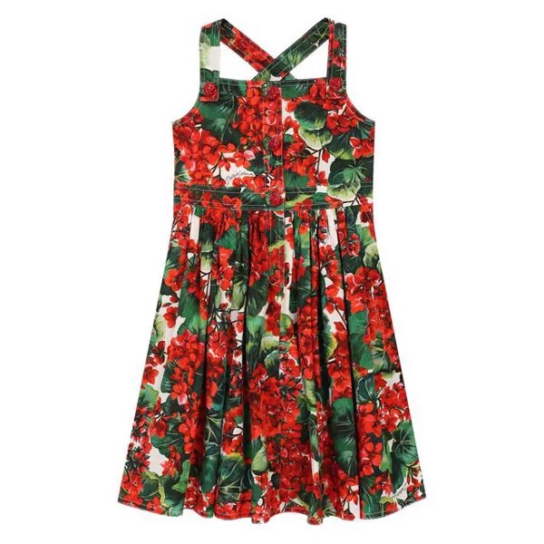 Хлопковый сарафан Dolce & Gabbana
