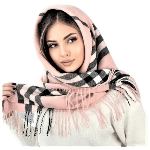 Burberry-палантин, теплый платок, шейный платок в клетку, шарф женский из кашемира