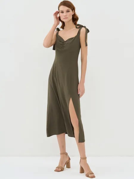 Сарафан женский BE YOU 7231-30053 хаки 50 RU