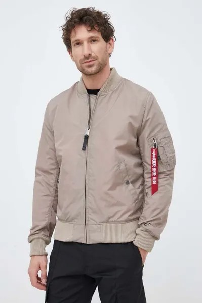 Куртка бомбер Alpha Industries, бежевый
