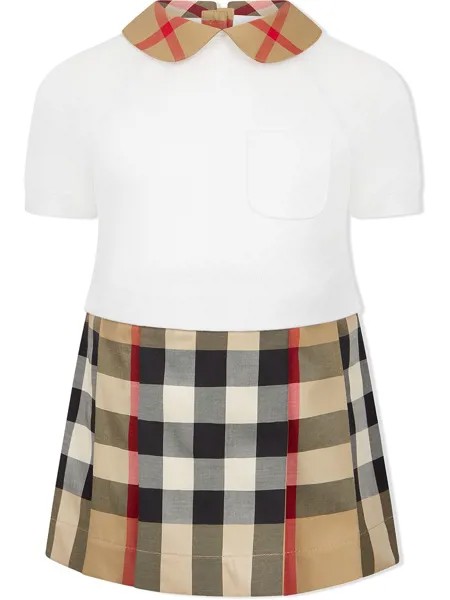 Burberry Kids платье в клетку Vintage Check