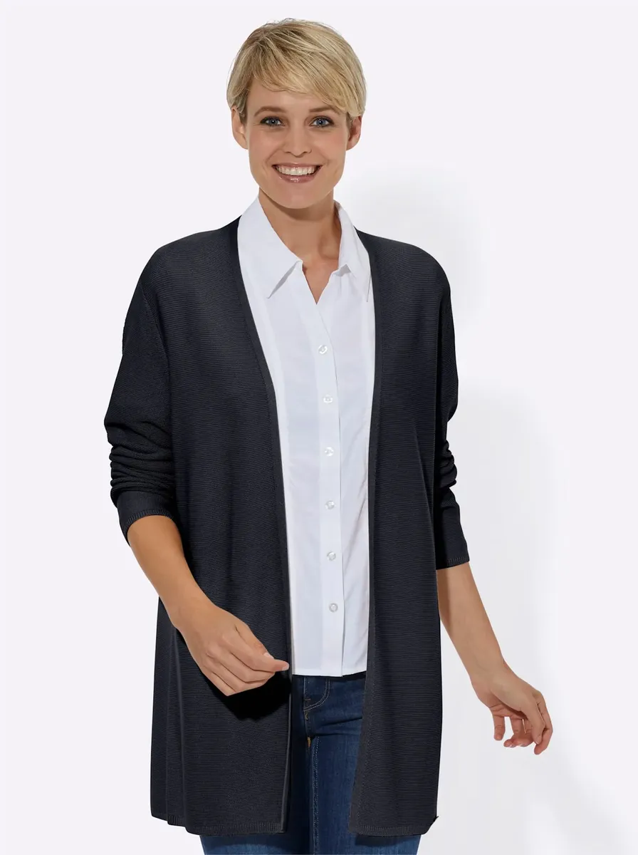 Кардиган в стиле casual Casual Looks, цвет морской волны