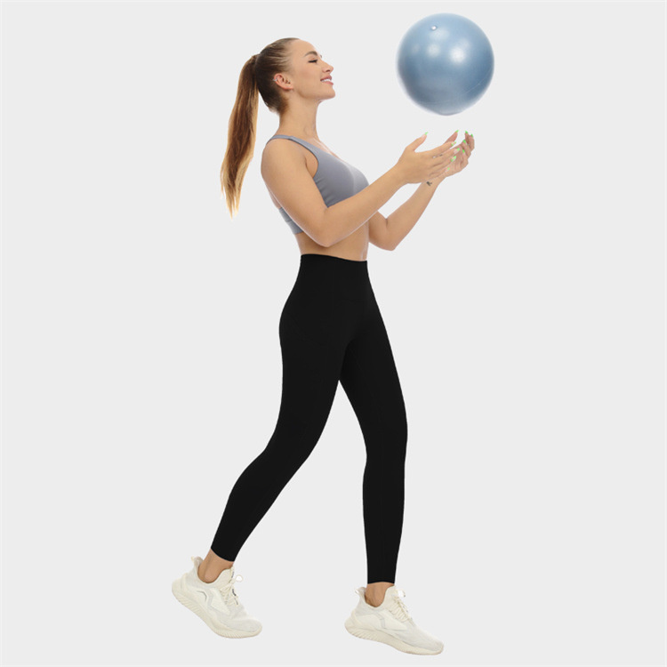 Уличные спортивные штаны Lulu для бега и фитнеса Женские однотонные штаны для подтяжки бедер телесные штаны для йоги плотные штаны с высокой ...