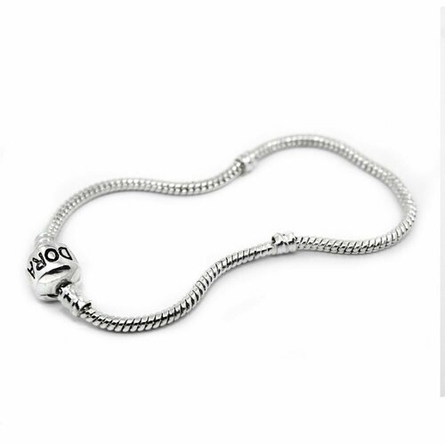 Браслет-цепочка Handinsilver ( Посеребриручку ) Основа для браслета с шармами из бижутерной стали, 1 шт., размер 20 см, серебристый