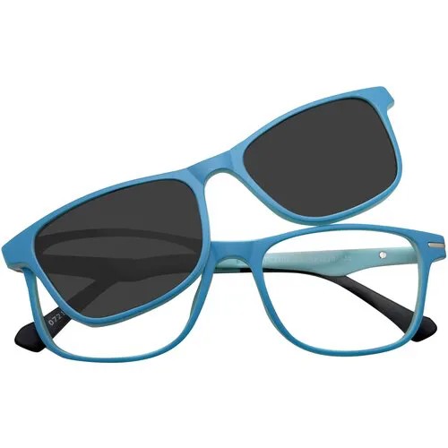 Солнцезащитные очки Forever, голубой, черный