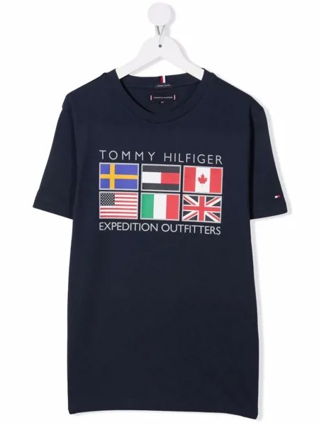 Tommy Hilfiger Junior футболка с принтом
