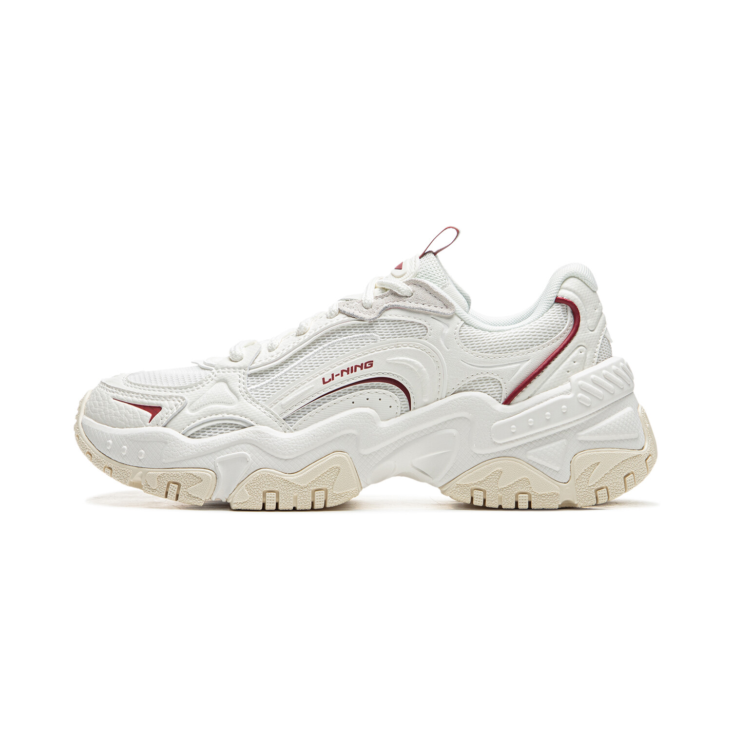 Кроссовки LINING Brown Sugar V2 Lifestyle Shoes Women's Low-top Mist White, белый