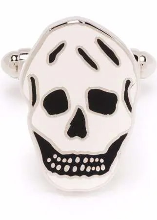 Alexander McQueen запонки Skull