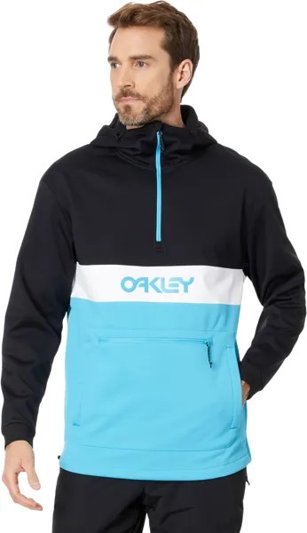 Толстовка из софтшелла TNP Nose Grab Oakley, цвет Black/Bright Blue