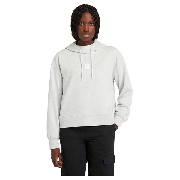 Худи Timberland Stack Logo Loop Back, серый