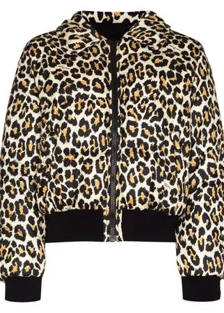 Marc Jacobs The Puffer leopard print jacket