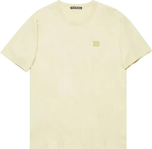 Футболка Acne Studios Crewneck  'Sand/Green', зеленый