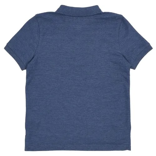 Поло, рубашка с коротким рукавом для мальчика 100% хлопок / Белый слон (светло-голубой) р.182 (40-6)