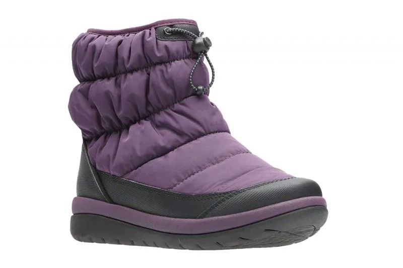 Женские полусапоги Clarks(Cabrini Bay 26128656), фиолетовые