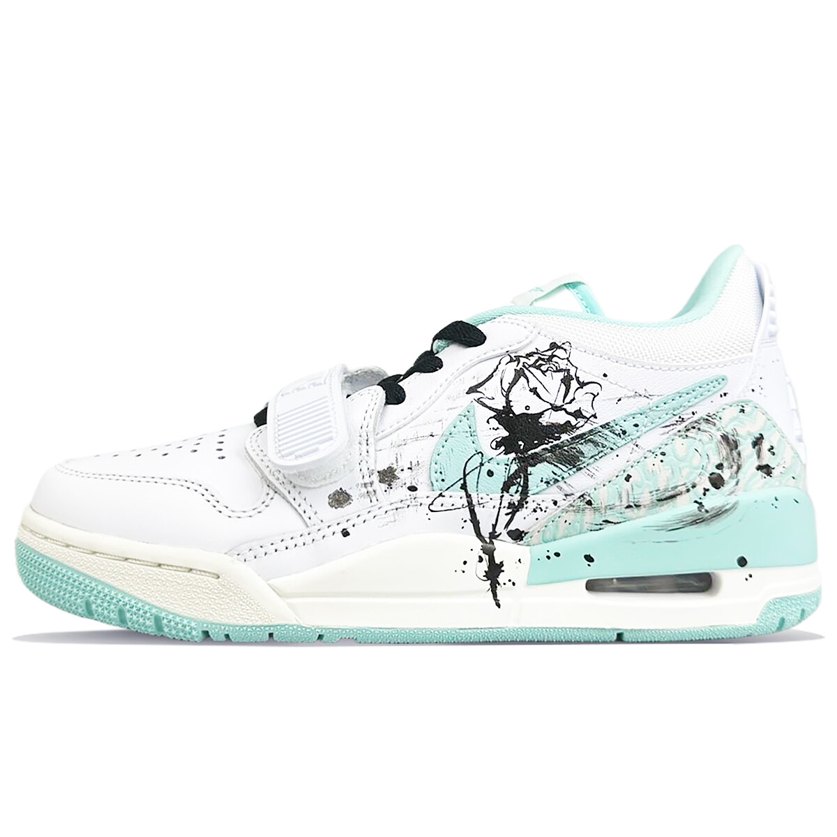 Кроссовки Jordan Legacy 312 Vintage Basketball Shoes Women's Low-top Green/black, зеленый