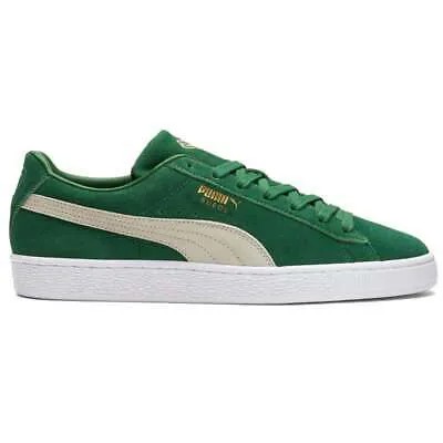 Puma Suede Classics Xxi Flagish Женские зеленые кроссовки на шнуровке Повседневная обувь 3933