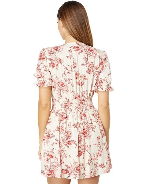 Платье Lost + Wander Paradise Song Mini Dress, цвет Artisian Red