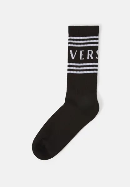 Носки ATHLETIC SOCKS BIO SPONGE SOCKS WRITTEN STRIPES Versace, черный