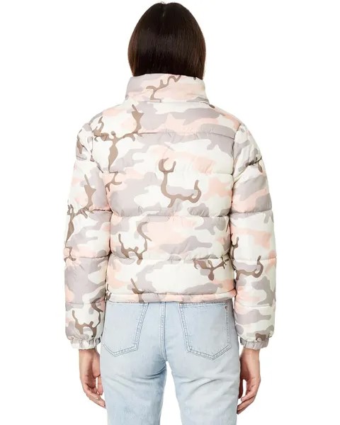 Куртка U.S. POLO ASSN. Crop Printed Camo Puffer Jacket, цвет Pink Camo