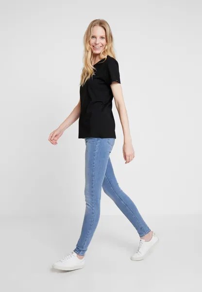 Базовая футболка Basic T Small Logo Alpha Industries, черная