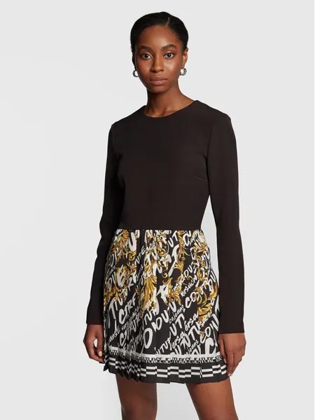 Дневное платье regular fit Versace Jeans Couture, черный