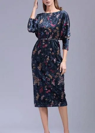 Платье ArtRibbon-3446P В цвете: Синий; Размеры: 50,52,46,48,44