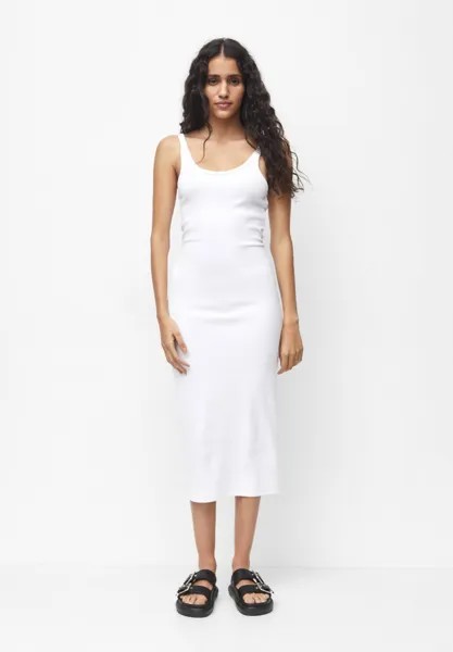 Платье из джерси PULL&BEAR, белый