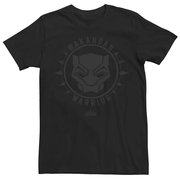 Мужская футболка из фильма Черная пантера темно-синяя маска с эмблемой и графическим рисунком Marvel