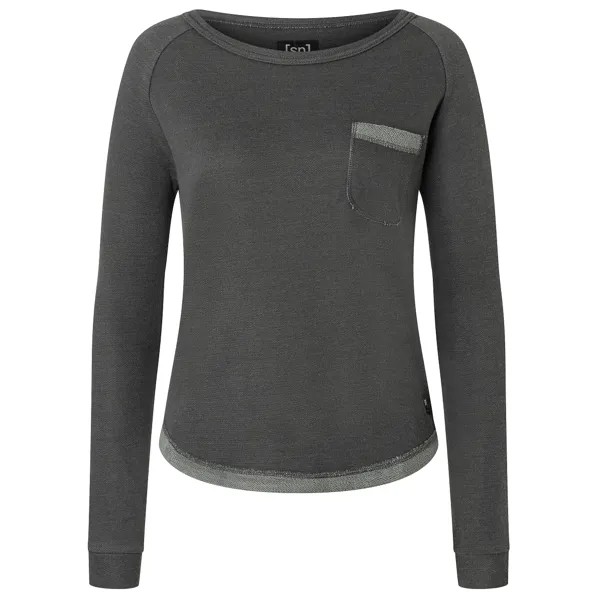 Лонгслив Super Natural Women's Feel Good Crew, цвет Pirate Grey
