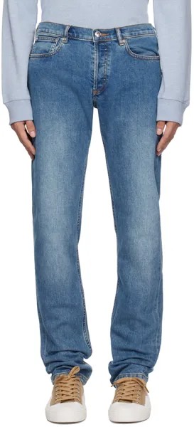 Потертые джинсы цвета индиго Petit Standard A.P.C.