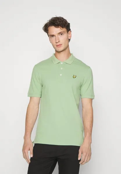 Рубашка-поло PLAIN Lyle & Scott, зеленый Glencoe