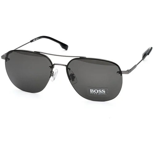 Солнцезащитные очки BOSS, серый