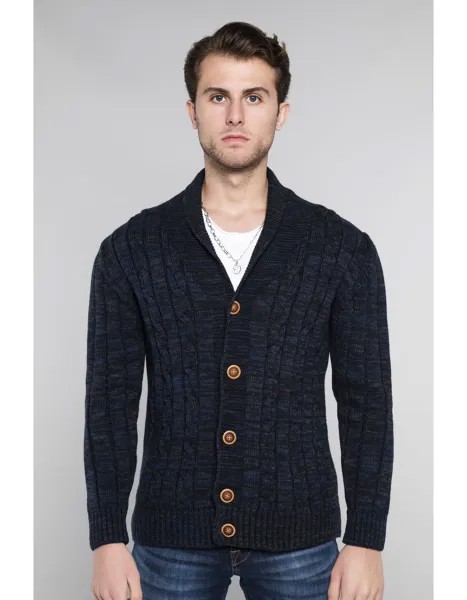 Куртка CARISMA Strickjacke Strickjacke mit Zopfmuster, темно синий