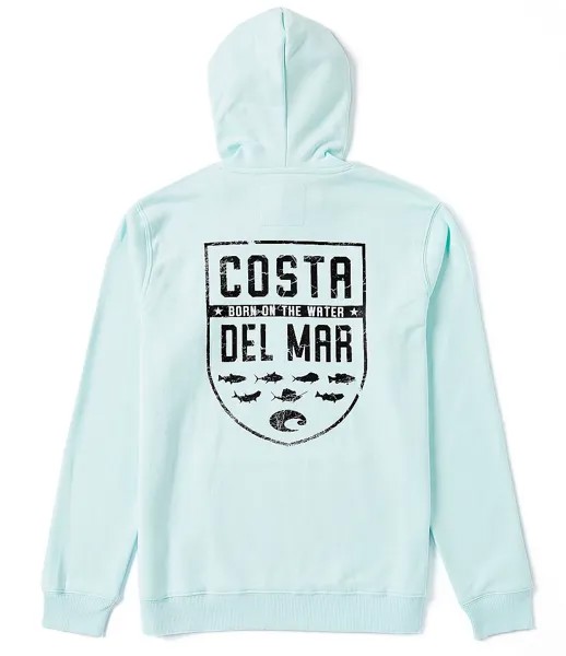 Толстовка с рисунком Costa Born On The Water, зеленый