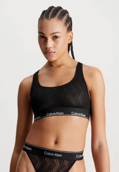 Топ UNLINED Calvin Klein Underwear, черный